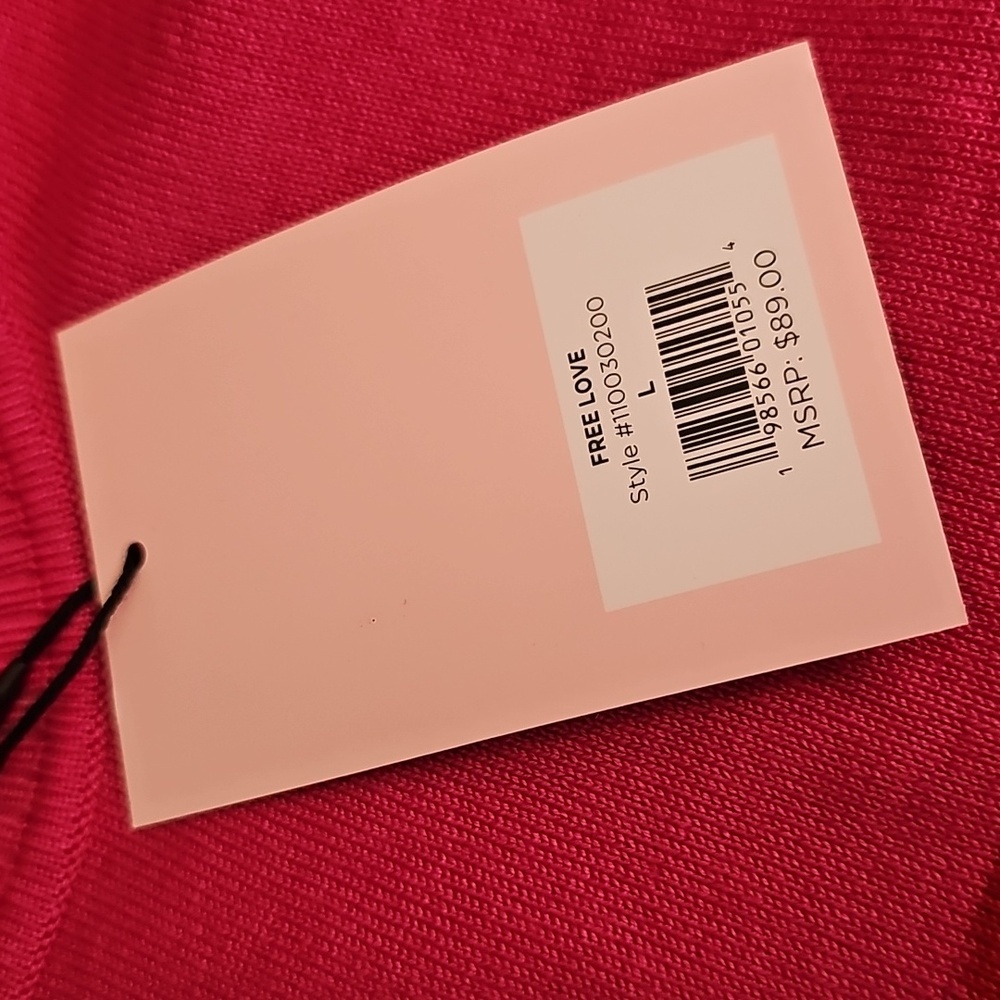 Juicy Couture Pink Sweater Size L NWT - Picture 5 of 6